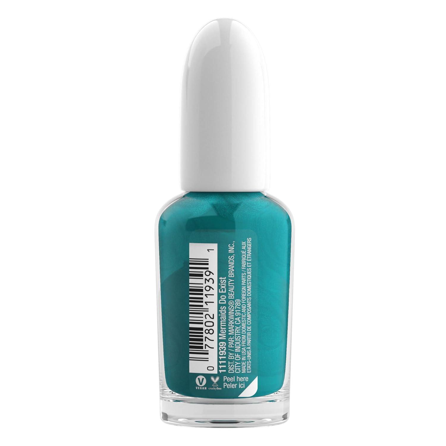 wet n wild Fast Dry AF Nail Polish, Quick 40 Second Dry Time, Long Lasting High-Shine – Red Light District(Mermaids Do Exist)