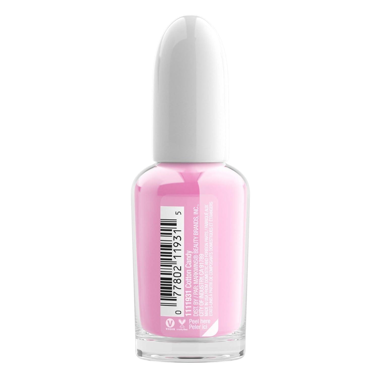 wet n wild Fast Dry AF Nail Polish, Quick 40 Second Dry Time, Long Lasting High-Shine – Red Light District(Cotton Candy)