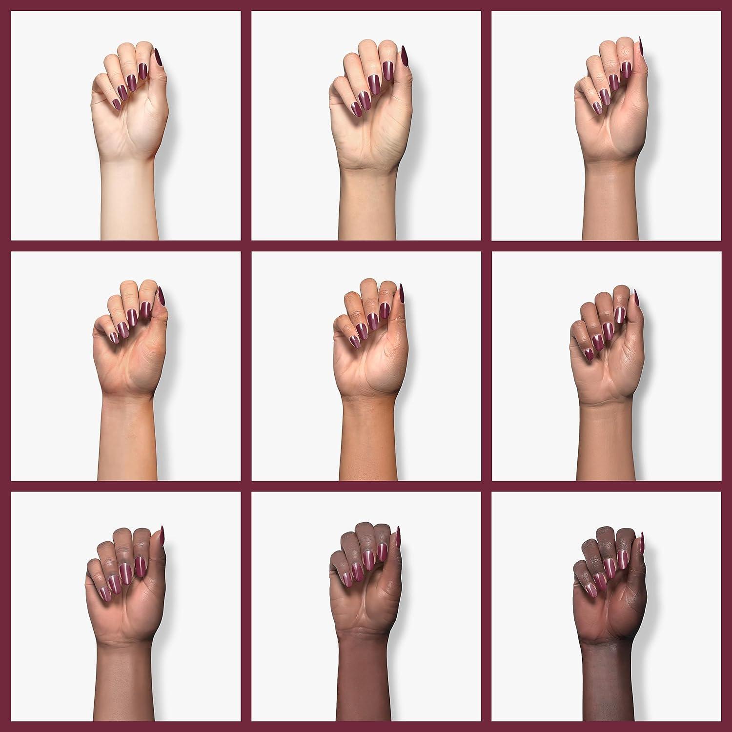 wet n wild Wild Shine Nail Polish, Clear Nail Protector(Burgundy Frost)