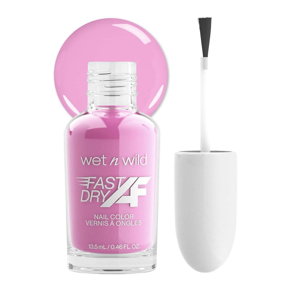 wet n wild Fast Dry AF Nail Polish, Quick 40 Second Dry Time, Long Lasting High-Shine – Red Light District(Heels On The Beach)