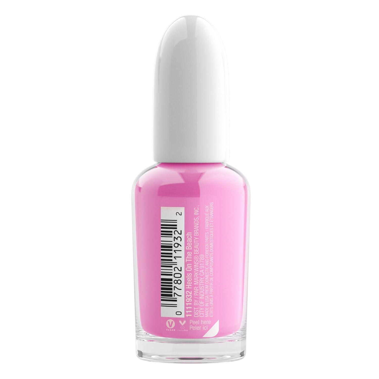 wet n wild Fast Dry AF Nail Polish, Quick 40 Second Dry Time, Long Lasting High-Shine – Red Light District(Heels On The Beach)