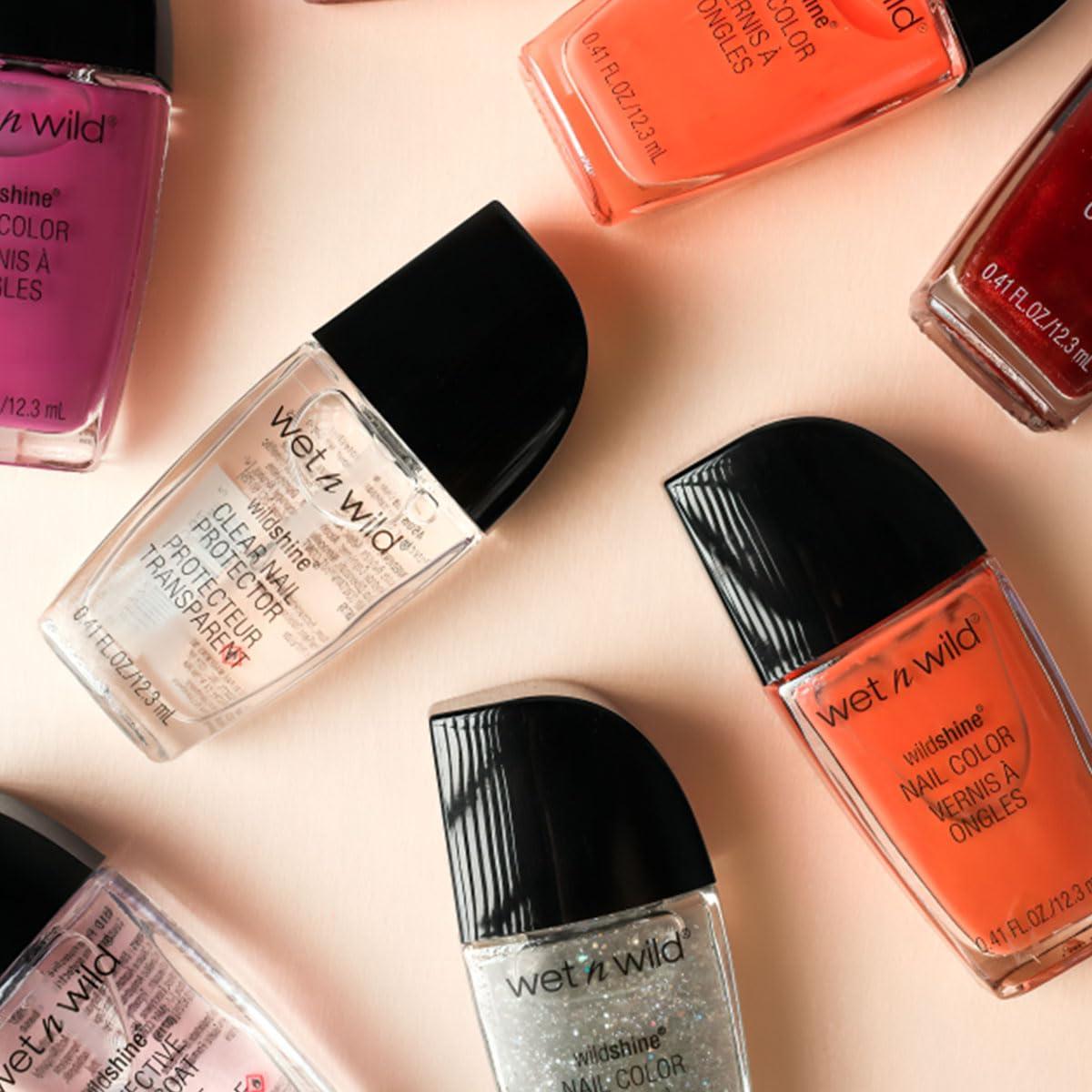 wet n wild Wild Shine Nail Polish, Clear Nail Protector(Casting Call)