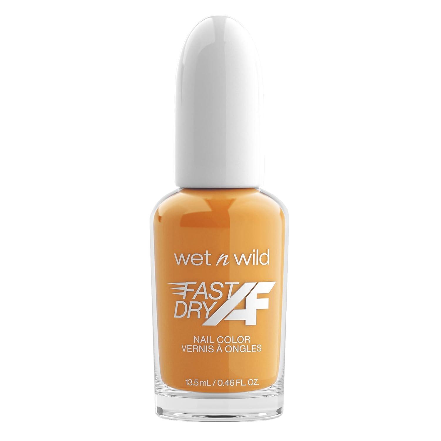wet n wild Fast Dry AF Nail Polish, Quick 40 Second Dry Time, Long Lasting High-Shine – Red Light District(Potassium-Rich)