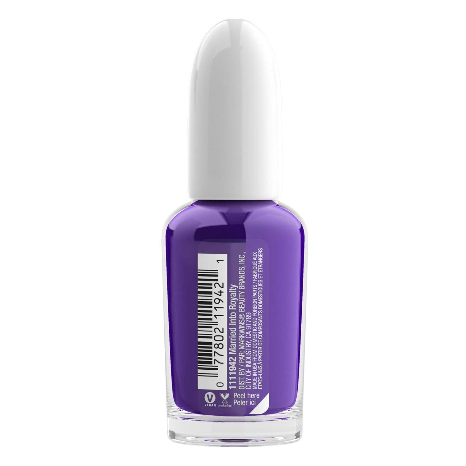 wet n wild Fast Dry AF Nail Polish, Quick 40 Second Dry Time, Long Lasting High-Shine – Red Light District(Married Into Royalty)