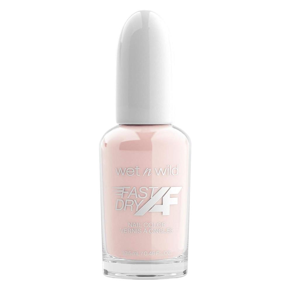 wet n wild Fast Dry AF Nail Polish, Quick 40 Second Dry Time, Long Lasting High-Shine – Red Light District(Ballerina Dropout)