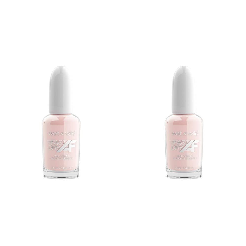 wet n wild Fast Dry AF Nail Polish, Quick 40 Second Dry Time, Long Lasting High-Shine – Red Light District(Ballerina Dropout)