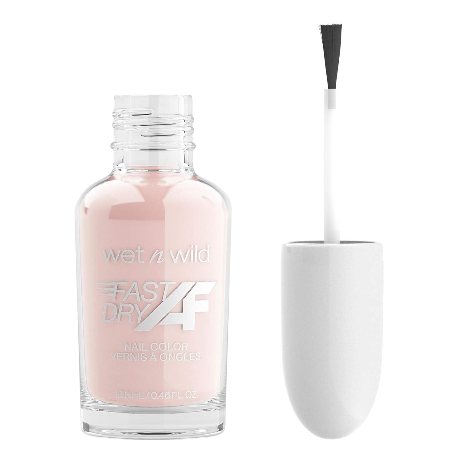 wet n wild Fast Dry AF Nail Polish, Quick 40 Second Dry Time, Long Lasting High-Shine – Red Light District(Ballerina Dropout)
