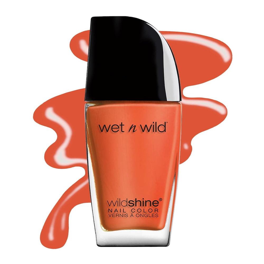 wet n wild Wild Shine Nail Polish, Clear Nail Protector(Nuclear War)