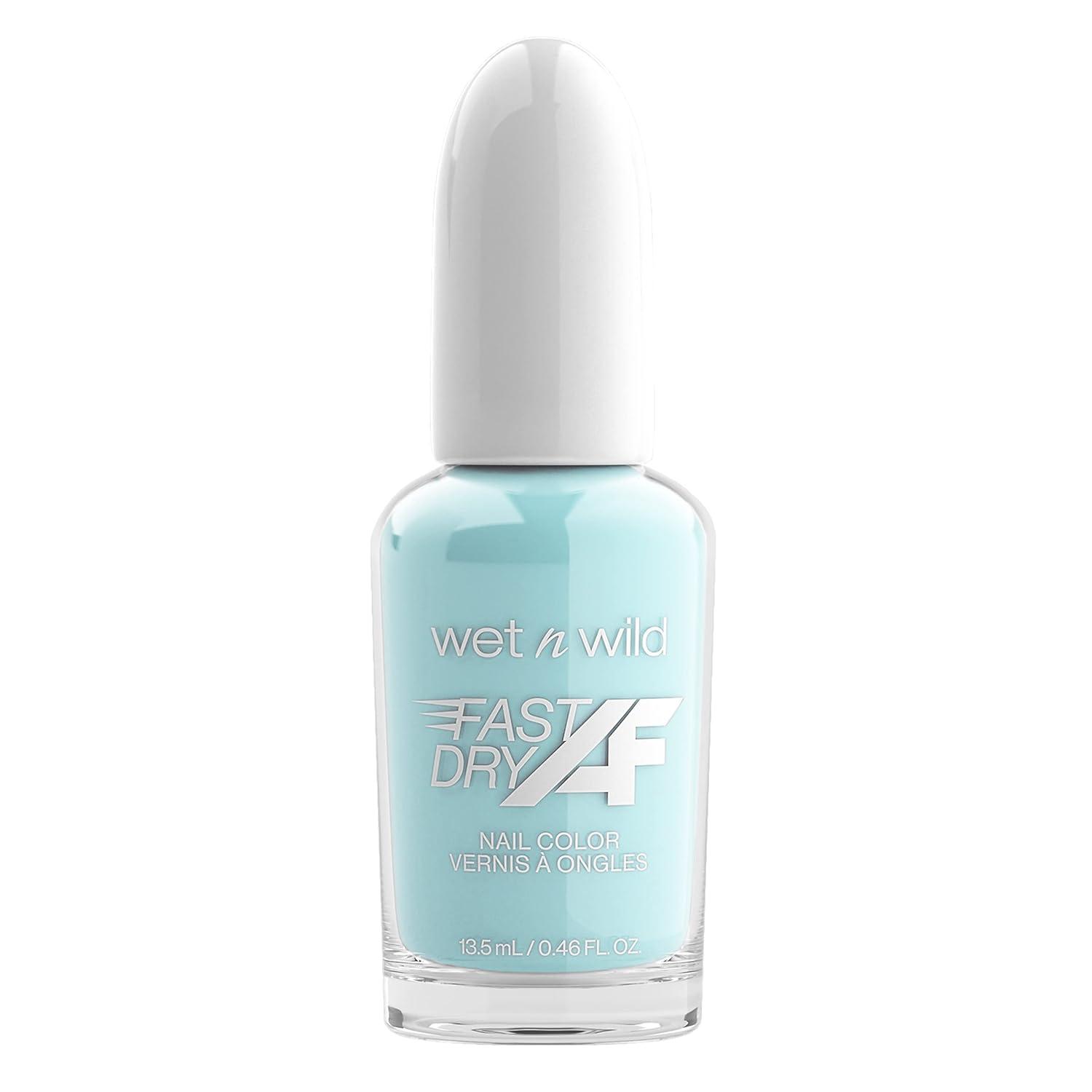 wet n wild Fast Dry AF Nail Polish, Quick 40 Second Dry Time, Long Lasting High-Shine – Red Light District(Out Of Pistachios)