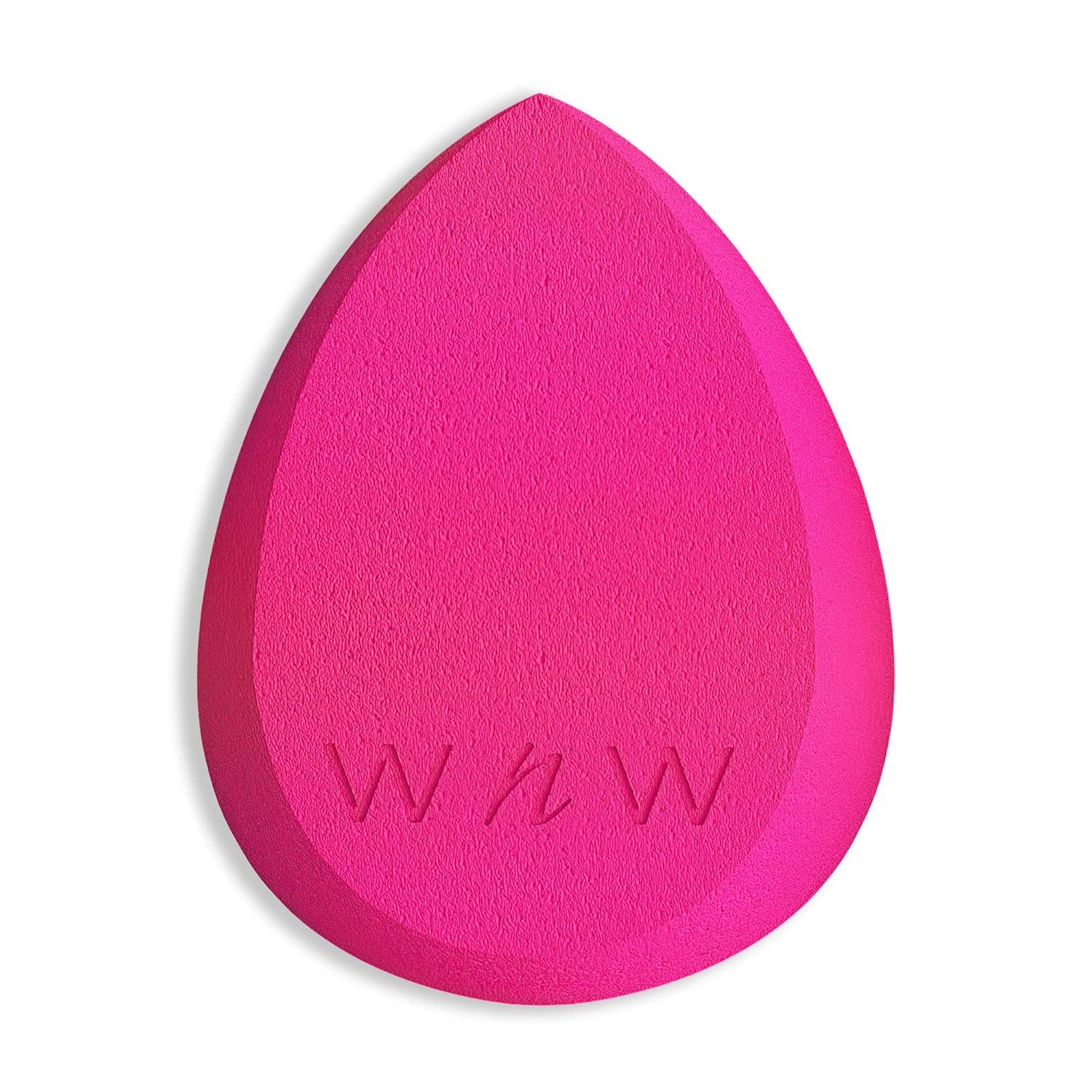 wet n wild Makeup Sponge – Low Product Absorption for Streak-Free Application, Effortless Blending Beauty for a Smooth Professional Looking Finish, Cruelty-Free & Vegan-Microfiber(Pink)