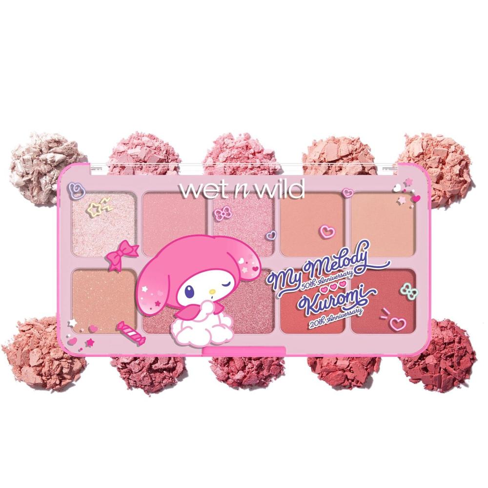 wet n wild My Melody and Kuromi Eye & Face Palette – Cozy Cuteness(Cozy Cuteness)