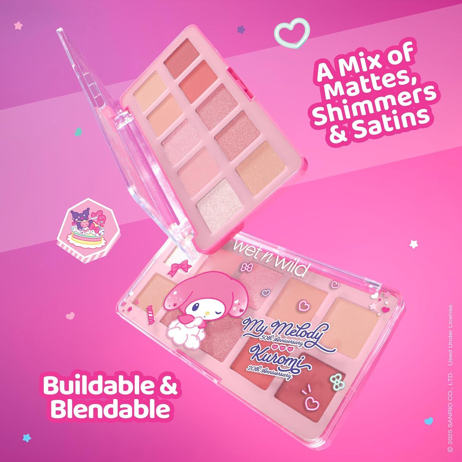 wet n wild My Melody and Kuromi Eye & Face Palette – Cozy Cuteness(Cozy Cuteness)