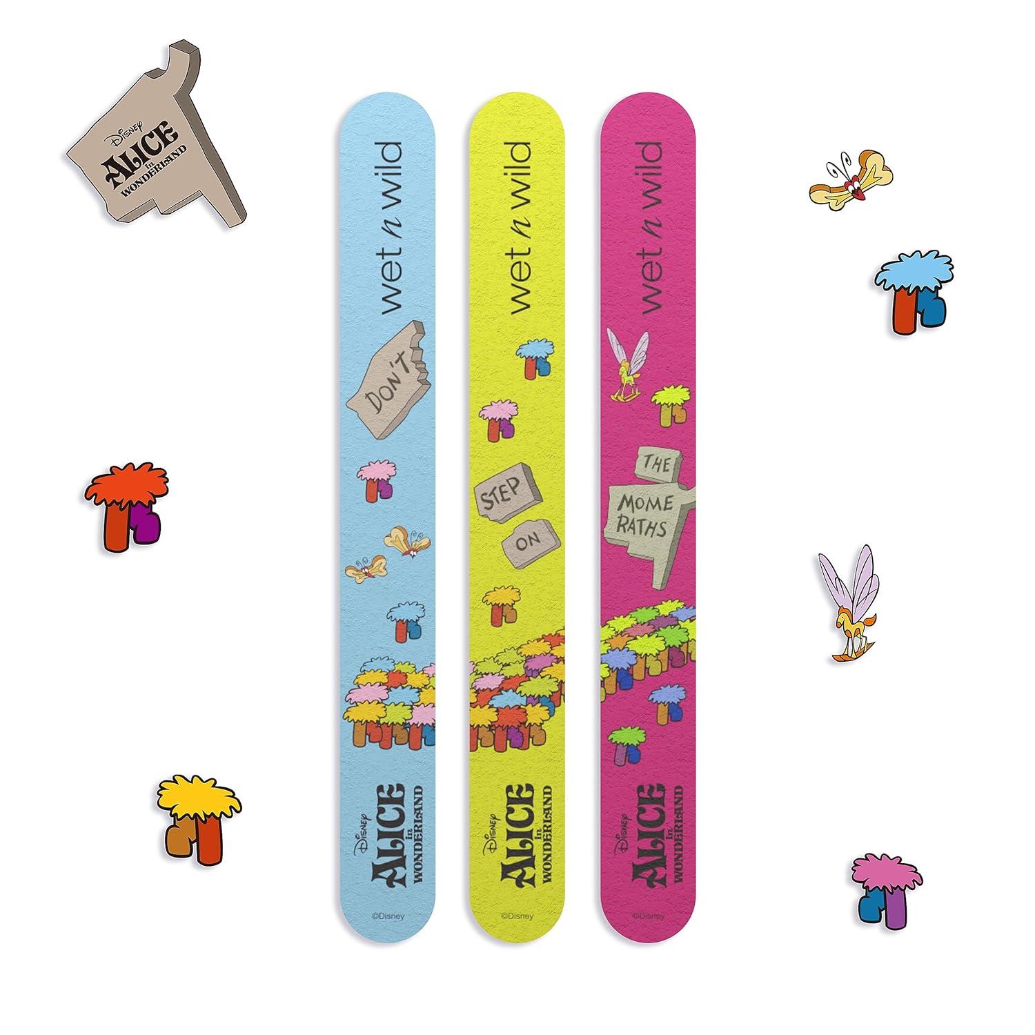 wet n wild Where Am I 6-Piece Nail File Set Alice In Wonderland Collection
