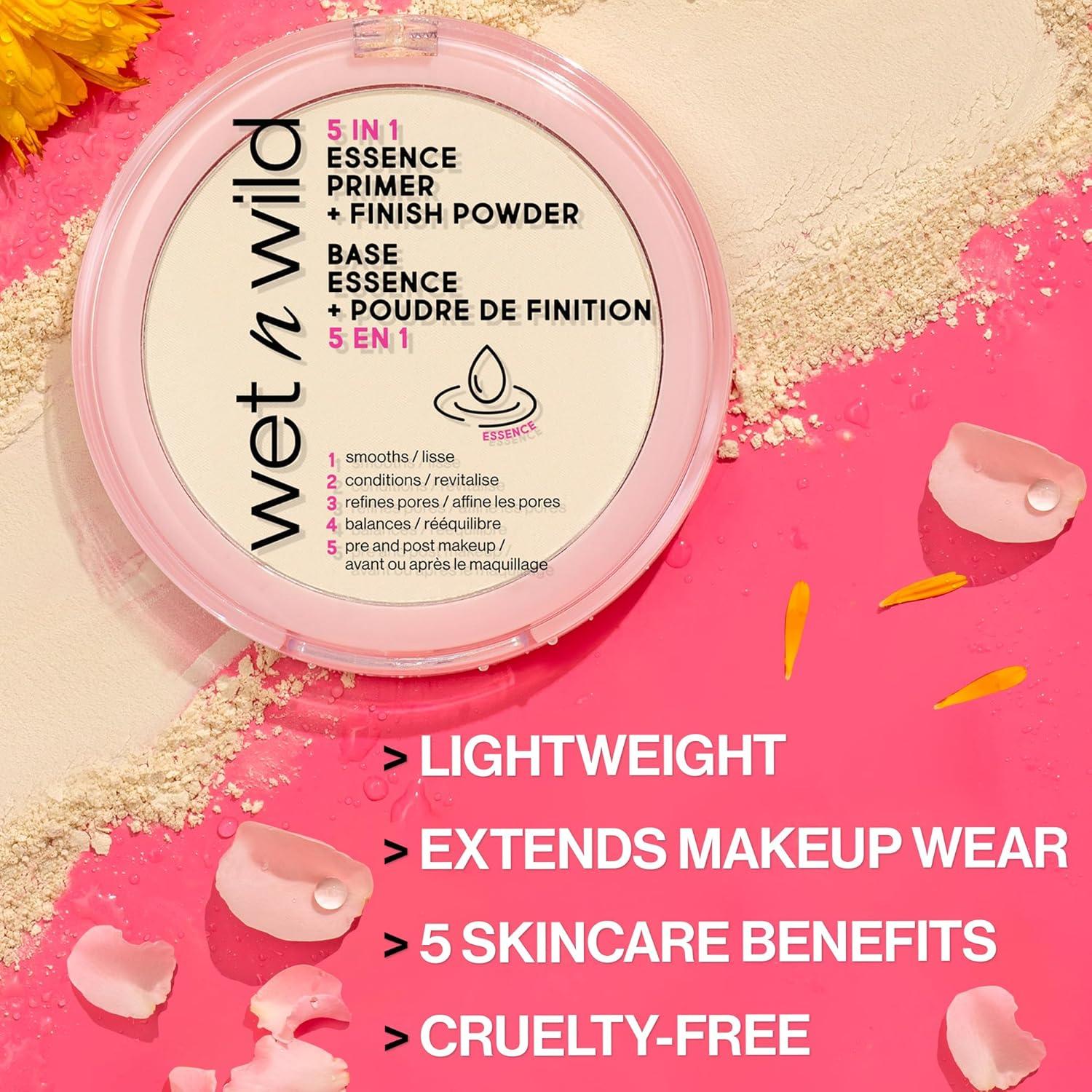 wet n wild 5 In 1 Essence Primer + Finish Powder(Off-White)