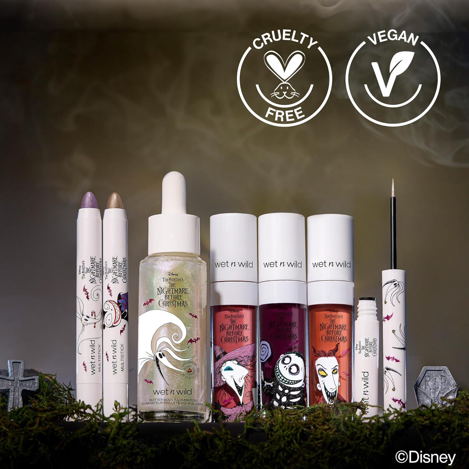 wet n wild Nightmare Before Christmas 2-Piece Multistick Set, Shimmer Finish for Eyes, Lips & Face, Nourishing Cream Formula, Cruelty-Free
