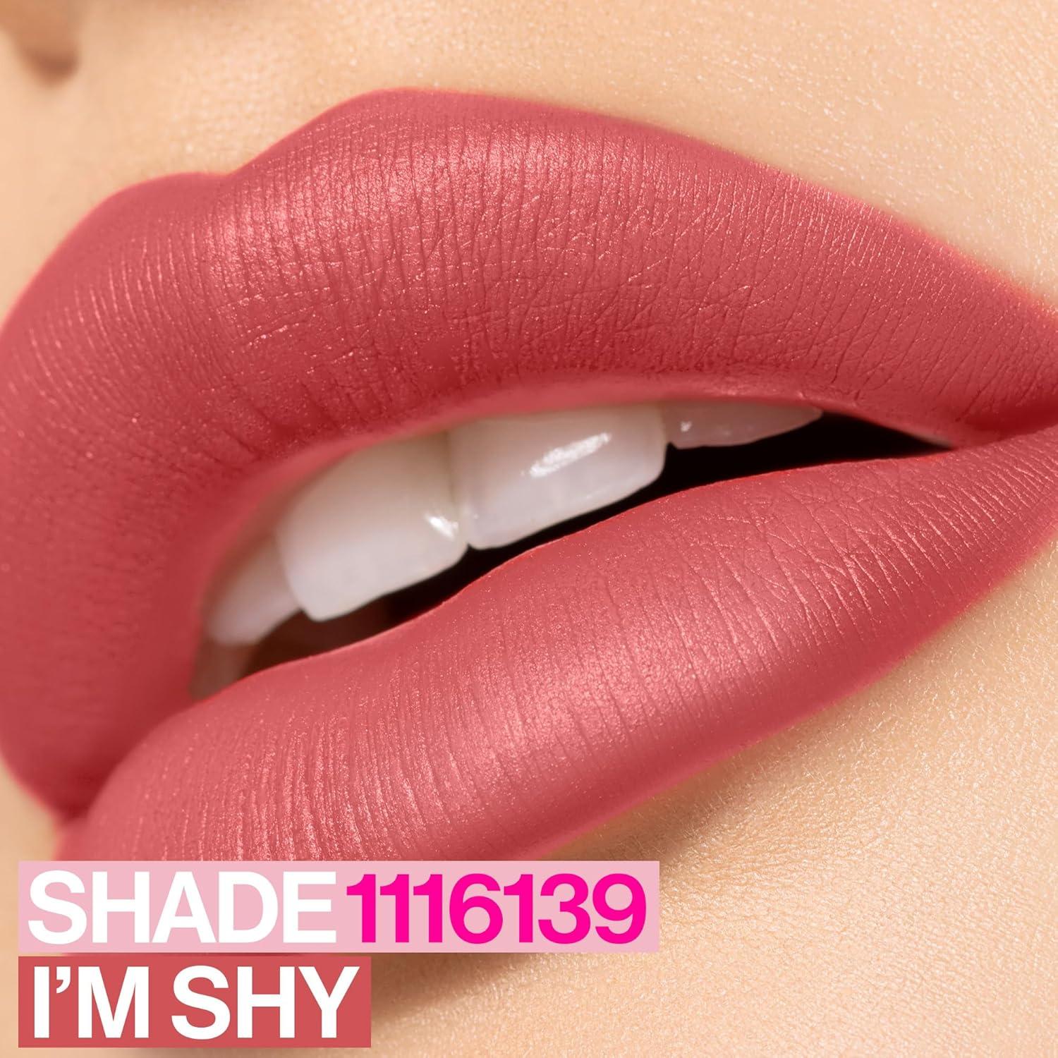 wet n wild Soft Blur Matte Lipstick, Velvety Semi-Sheer Buildable Color, Soft Matte Powdery Finish, Comfortable Wear, Vegan & Cruelty-Free – Apricot Smoothie(I’m Shy)