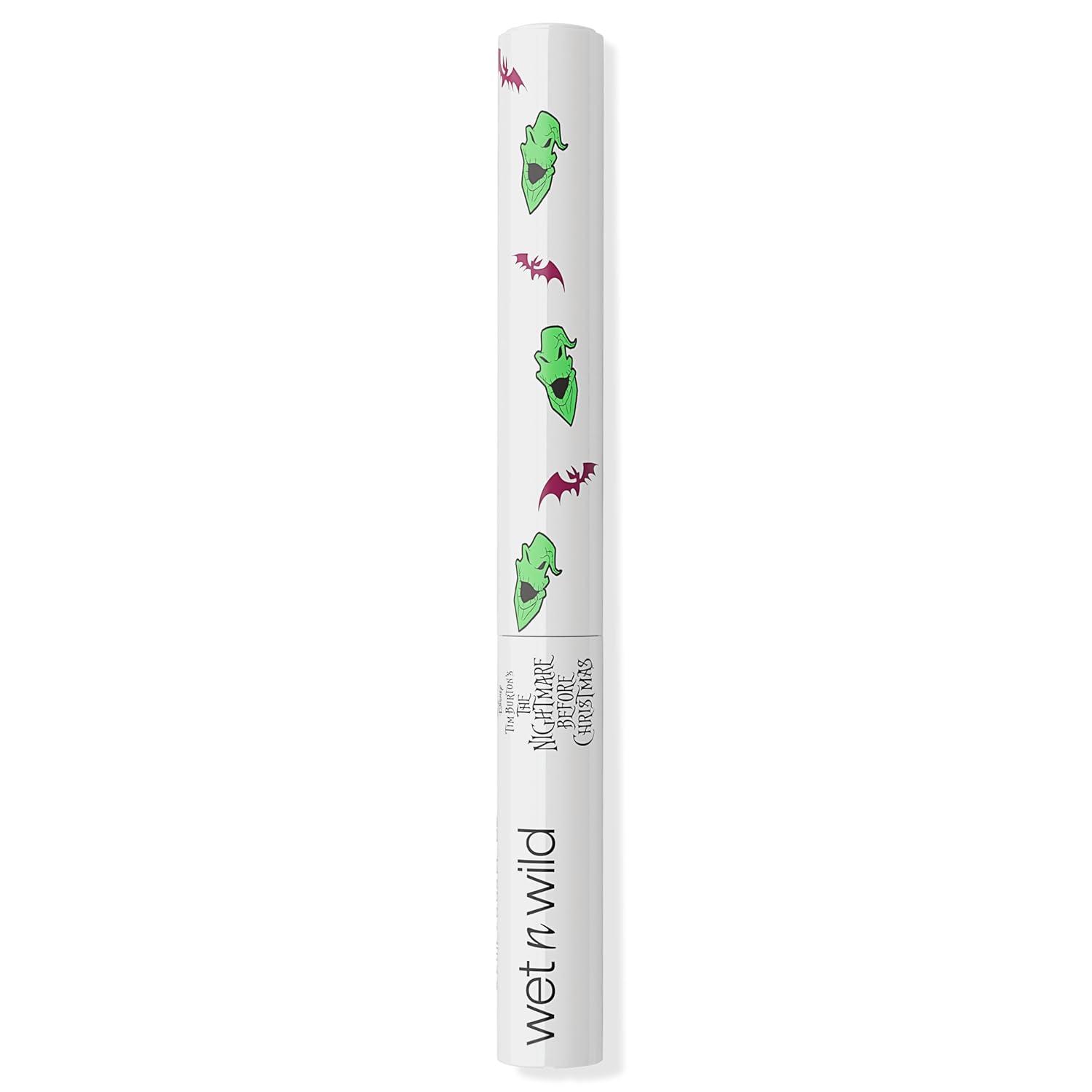 wet n wild Nightmare Before Christmas Liquid Eyeliner, Semi-Sheer Buildable Glitter Formula, Richly Pigmented Color, Flexible Precision Brush for Easy Application, Cruelty-Free – Dare to Play