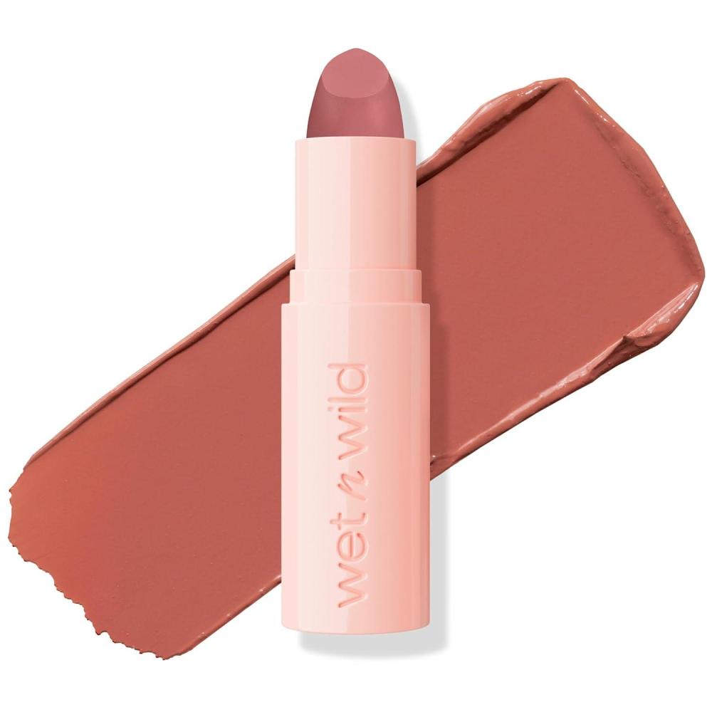 wet n wild Matte Lipstick – Eerie Onyx(Hush Lil’ Beige)