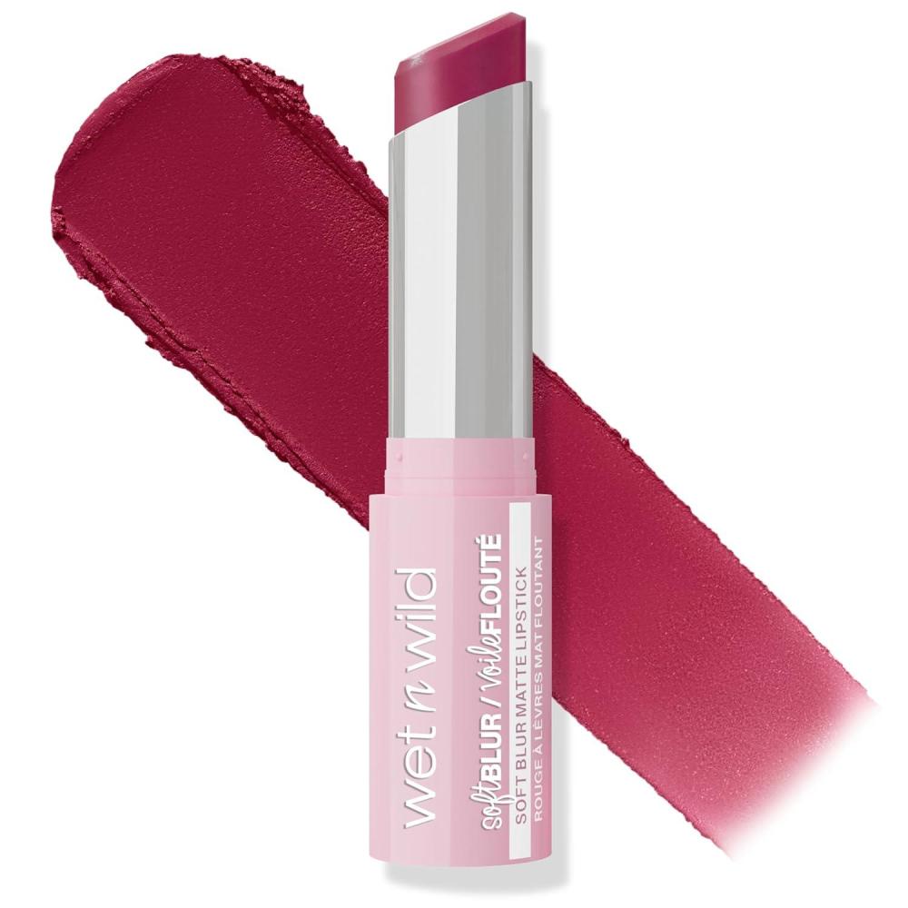wet n wild Soft Blur Matte Lipstick, Velvety Semi-Sheer Buildable Color, Soft Matte Powdery Finish, Comfortable Wear, Vegan & Cruelty-Free – Apricot Smoothie(Homecoming Queen)