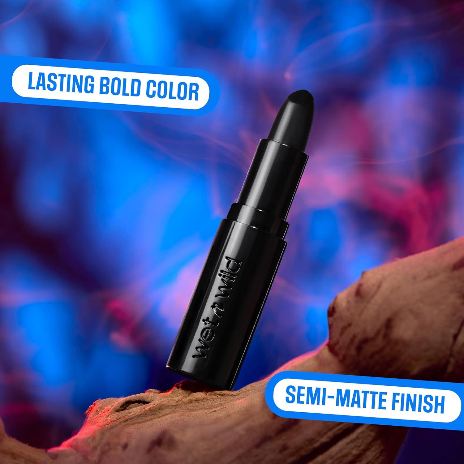 wet n wild Matte Lipstick – Eerie Onyx(Eerie Onyx)