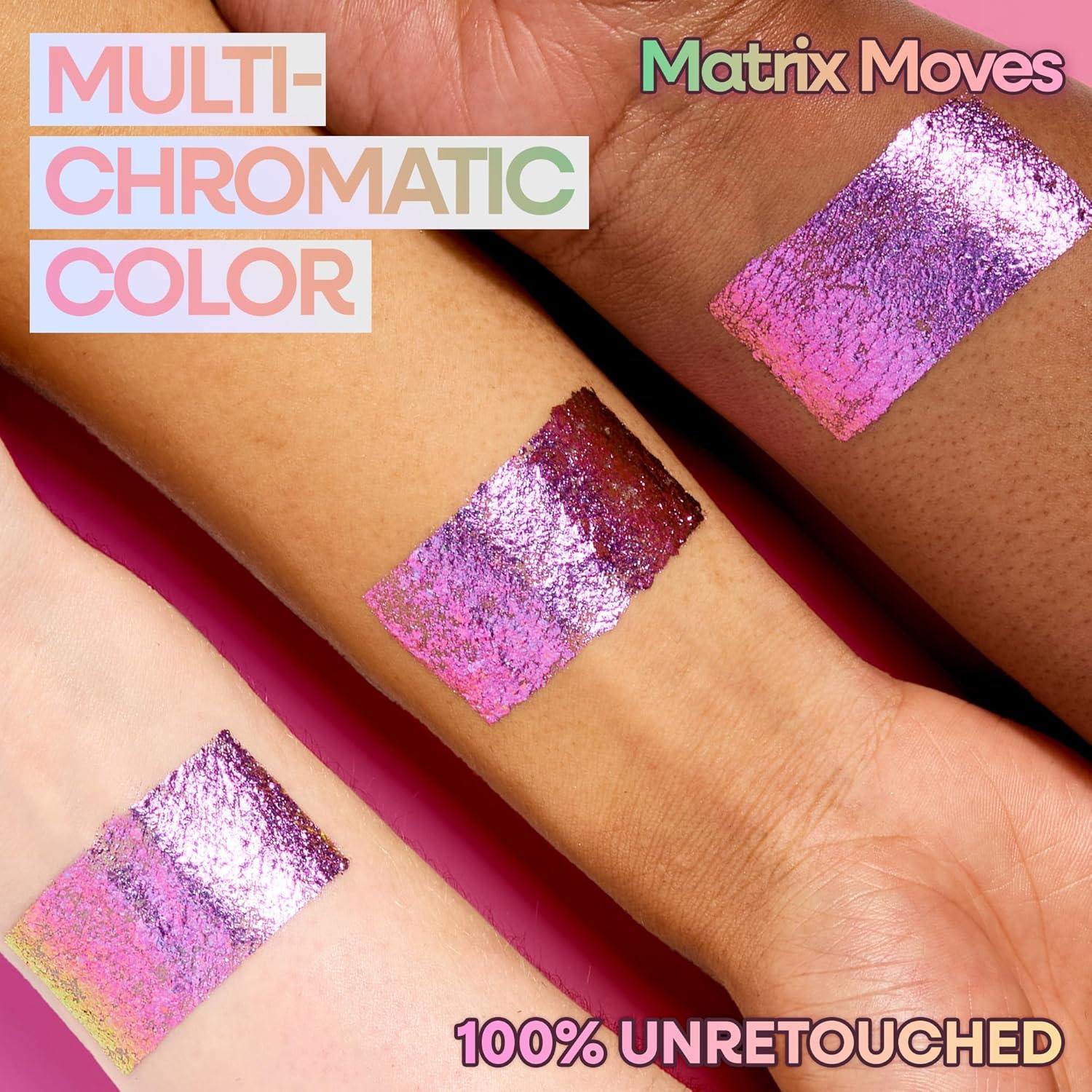 wet n wild Chameleon Chrome Eyeshadow Foil, Multi-Chromatic Light-Reflecting Pigments, Self-Adhering & High-Impact Color, Long-Lasting & Blendable Formula, Cruelty-Free & Vegan – Matrix Moves