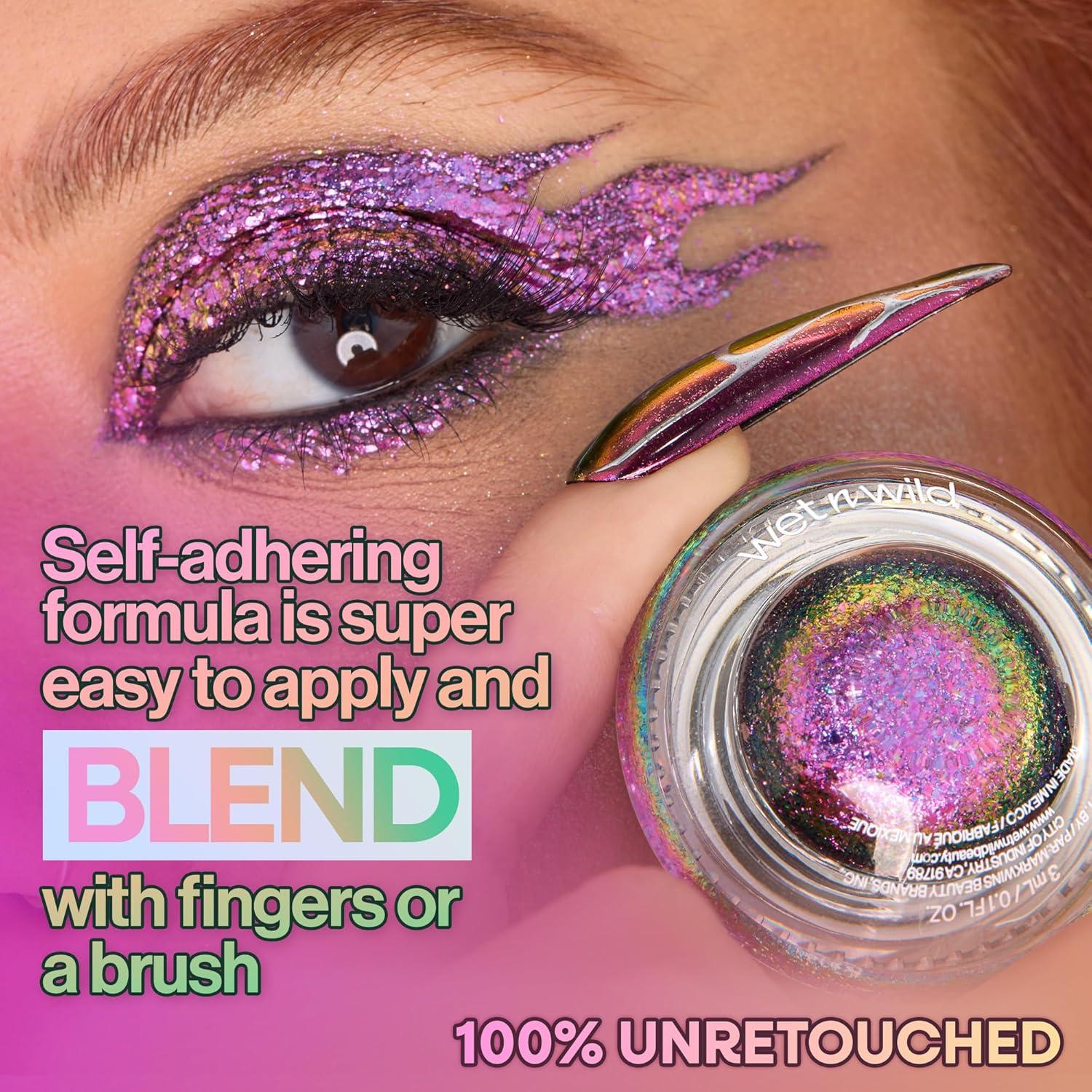 wet n wild Chameleon Chrome Eyeshadow Foil, Multi-Chromatic Light-Reflecting Pigments, Self-Adhering & High-Impact Color, Long-Lasting & Blendable Formula, Cruelty-Free & Vegan – Matrix Moves