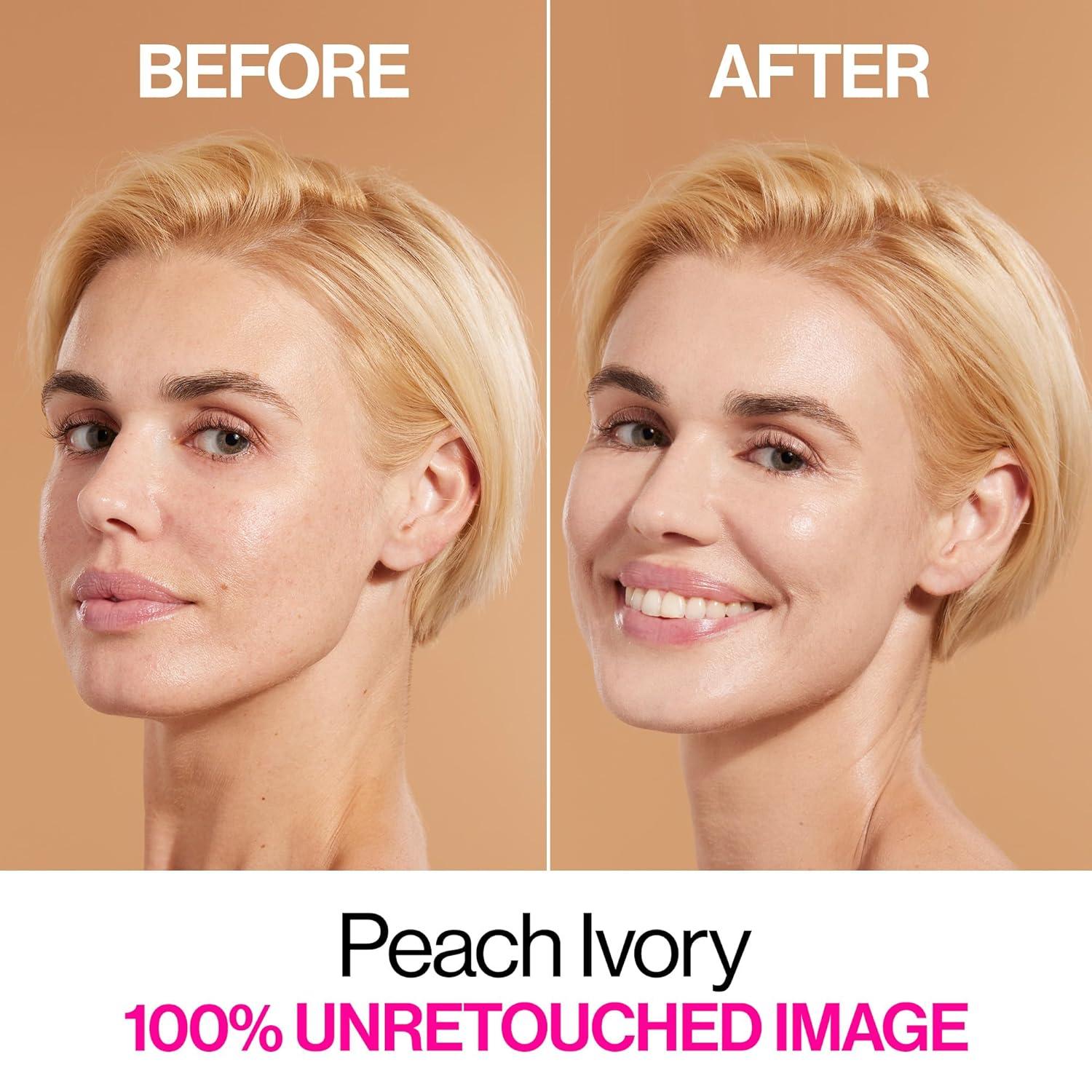 wet n wild Bare Focus Skin Tint, 5% Niacinamide Enriched, Buildable Sheer Lightweight Coverage, Natural Radiant Finish, Hyaluronic & Vitamin Hydration Boost, Cruelty-Free & Vegan – Fair Beige(Peach Ivory)