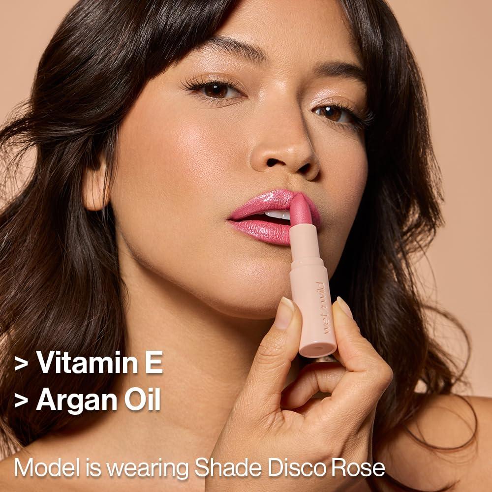 wet n wild Matte Lipstick – Eerie Onyx(Disco Rose)