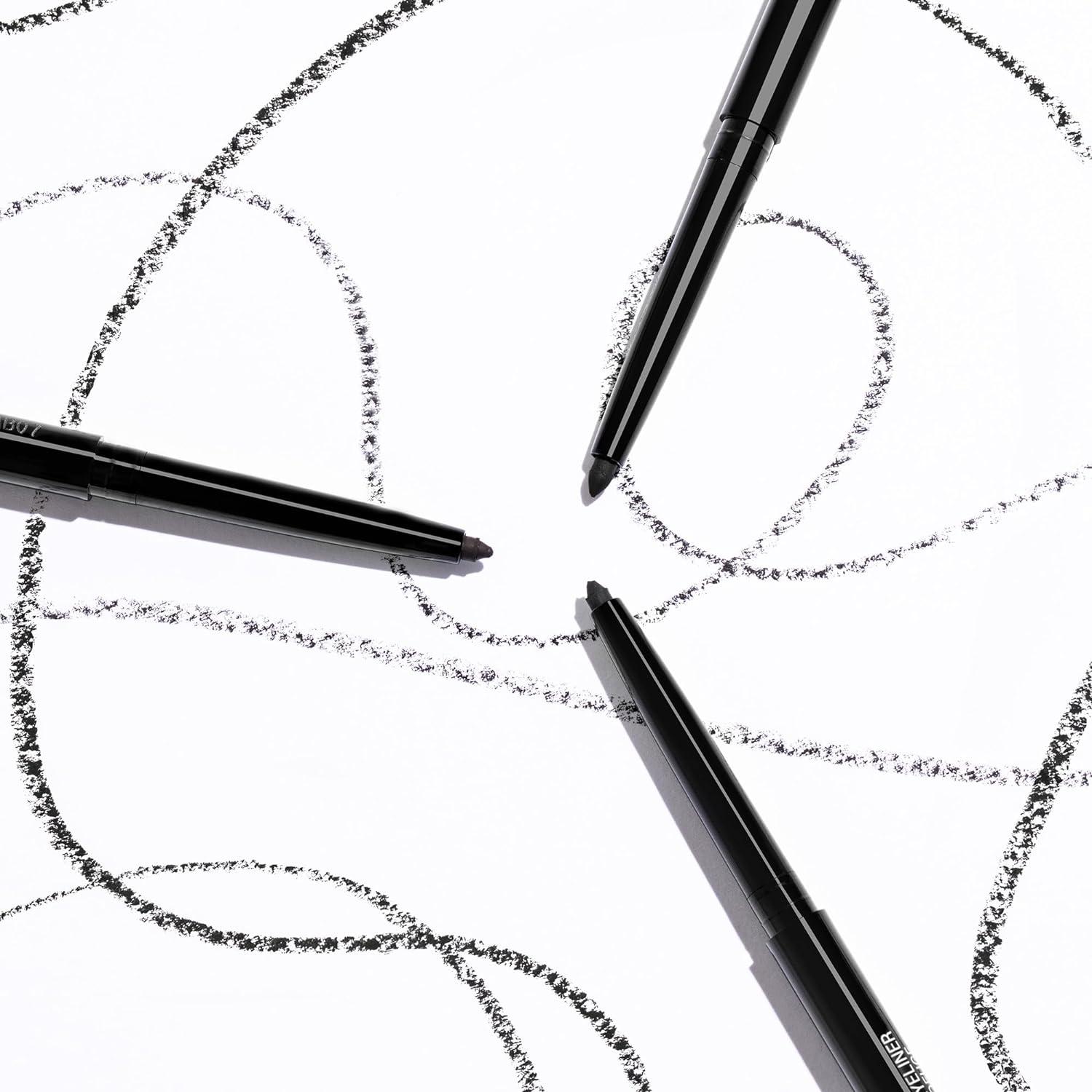 wet n wild Mega Last Breakup Proof Waterproof Retractable Gel Eyeliner – Ultra Pigmented 16-Hour Long Wear, Smudge Proof Satin Finish Formula, Cruelty-Free & Vegan – Charcoal(Black Brown)