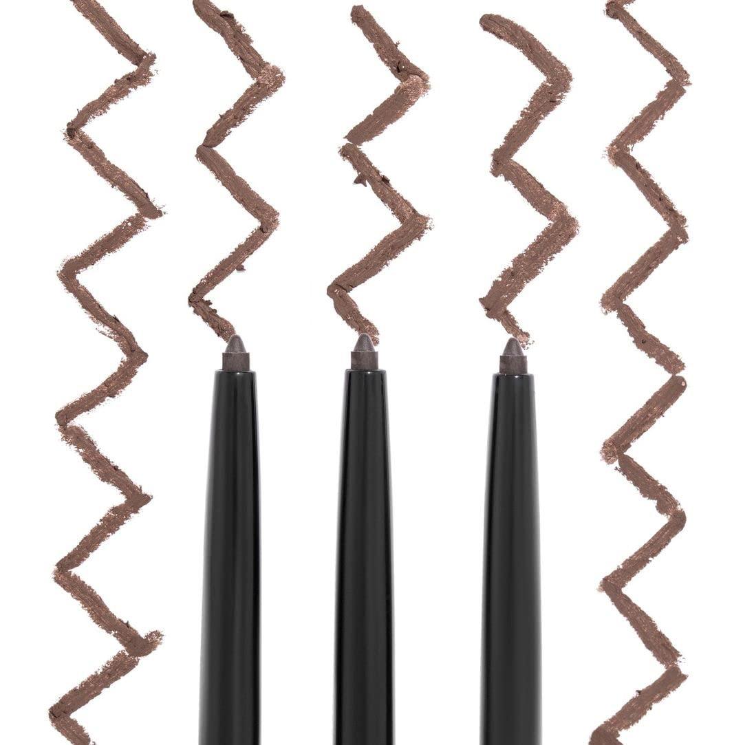 wet n wild Mega Last Breakup Proof Waterproof Retractable Gel Eyeliner – Ultra Pigmented 16-Hour Long Wear, Smudge Proof Satin Finish Formula, Cruelty-Free & Vegan – Charcoal(Black Brown)